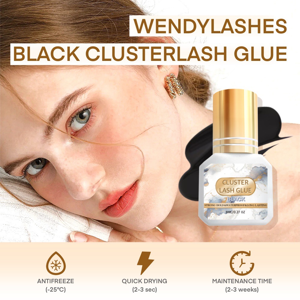 Spot personal ojo abierto auto injertado pegamento de pestañas inodoro no irritante conjunto de pestañas falsas de secado rápido para principiantes