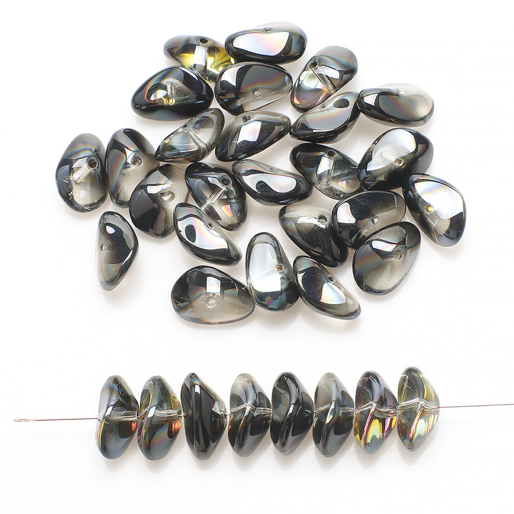 20 PCS/Package 12*17 * 8mm Hole 2~2.9mm Glass Glass Irregular Beads display picture 16