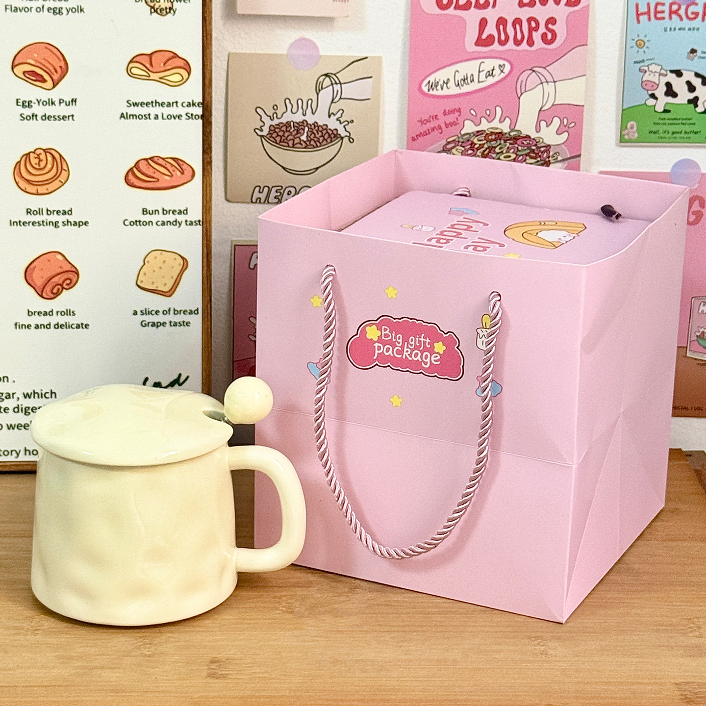 Taza de cerámica de color esmaltado regalo de cumpleaños nicho de diseño taza de alto valor facial para niñas taza de agua casera pareja