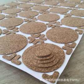 橡胶软木胶垫 橡胶软木减震密封垫圈 软木缓冲垫脚垫 软木胶条