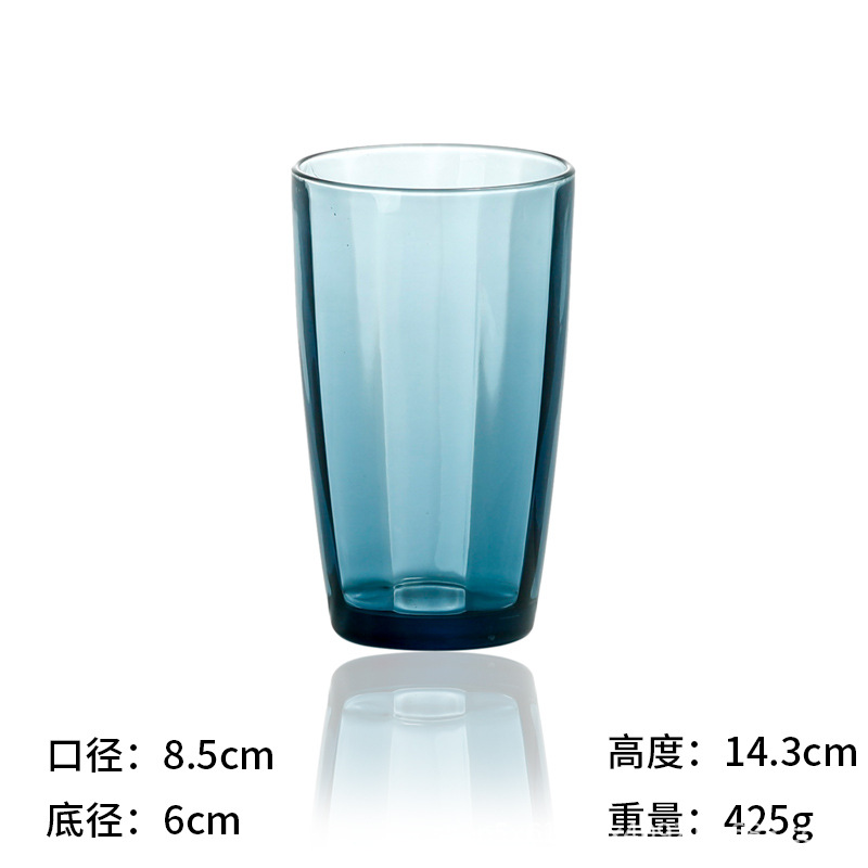 파란색 수직 바 비커