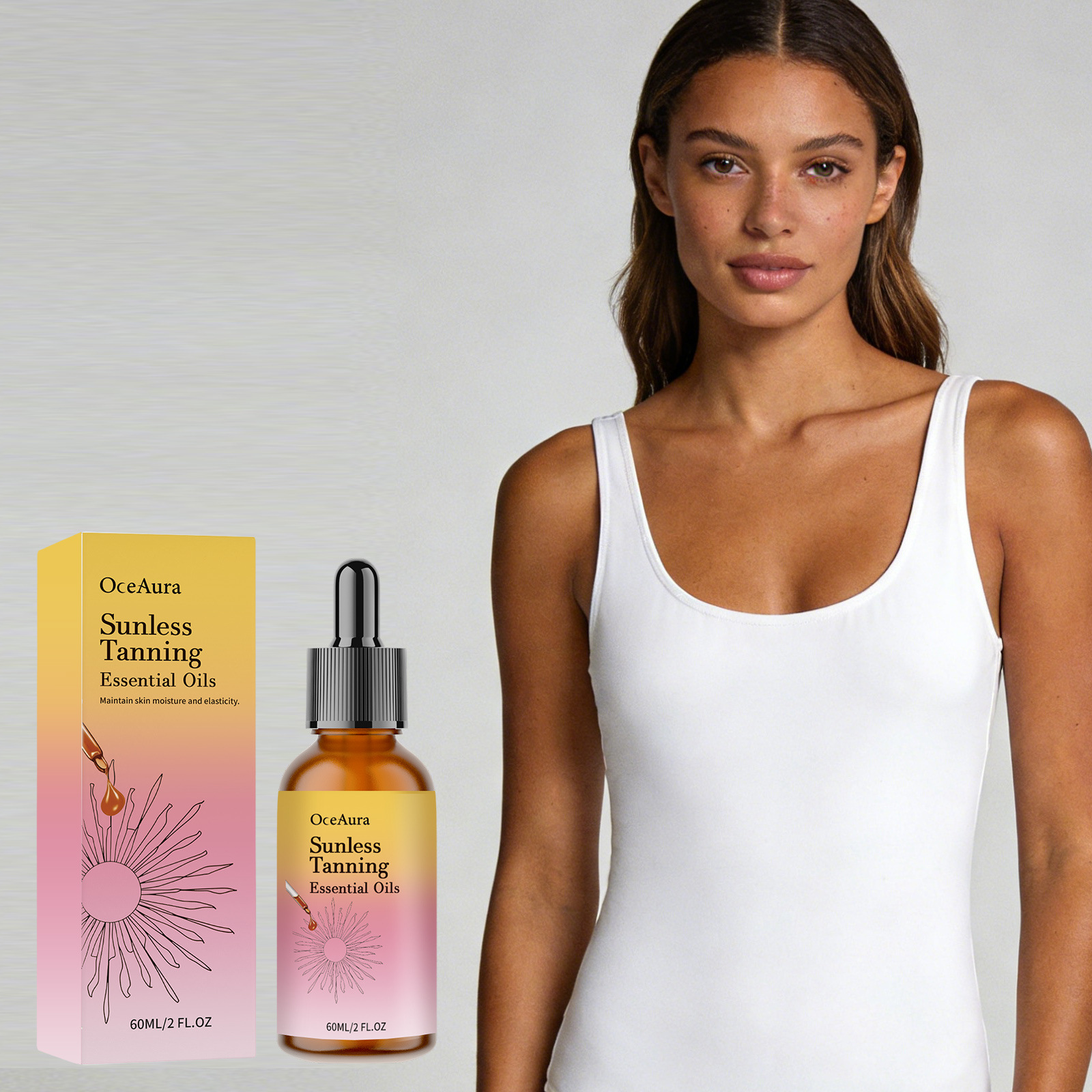 OCEAURA 身体助黑护理精油 助黑打造古铜色身体肌肤自然亮泽精油