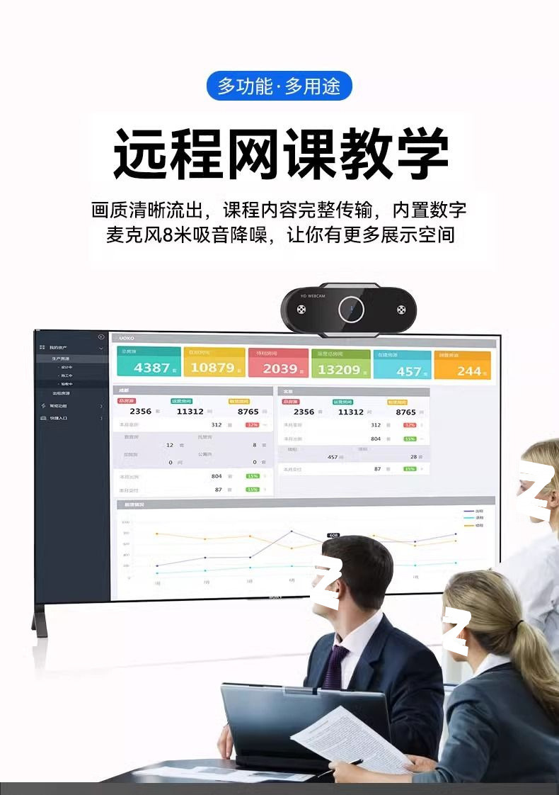 4K high-definition computer camera for online classes, postgraduate entrance examination re-examination live streaming, external home desktop and laptop camera undefined