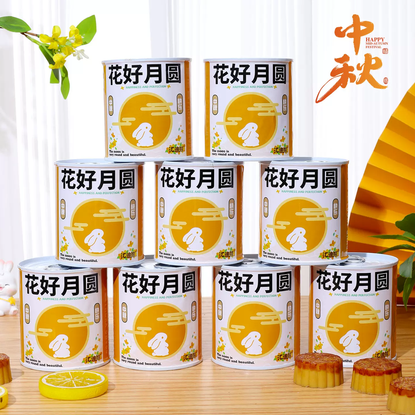 中秋节办公室绿植小盆栽儿童桌面迷你罐头盆栽植物易拉罐种植礼物