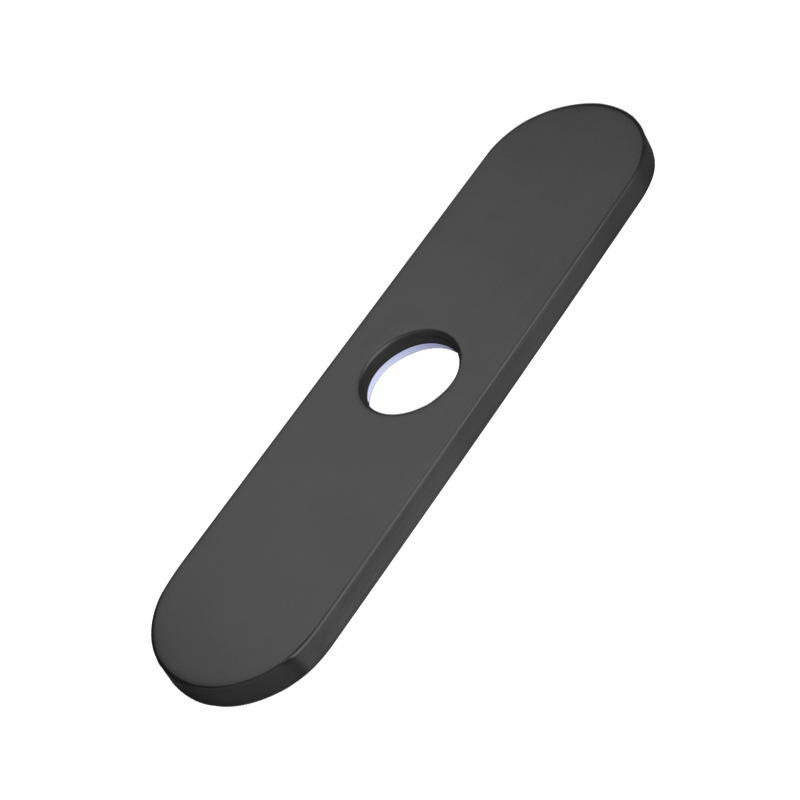 Suministro directo de fábrica 304 acero inoxidable cepillado grifo de la cocina 10 pulgadas placa decorativa baño base 6 pulgadas cubierta