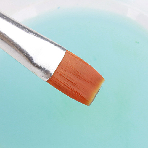 6 wooden rod nylon brush set acrylic paint brush beginner watercolor color graffiti painting pen