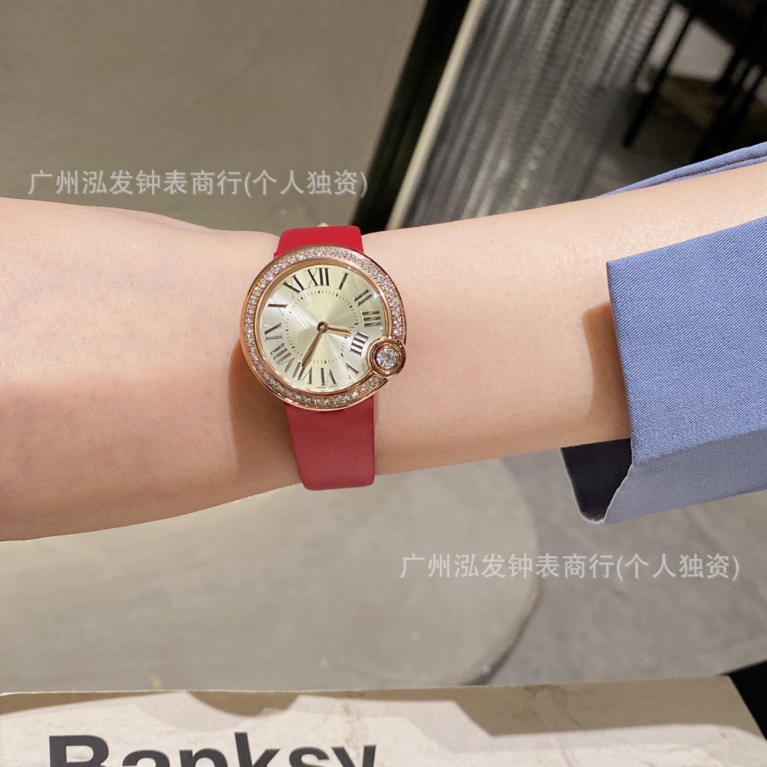 로즈 다이아몬드 반지 레드 리본