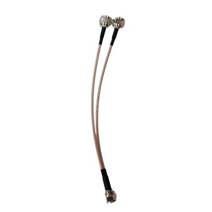 F revolution 2 F male 2-in -1 179 RF coaxial cable assembly 75 ohm set-top box video antenna patch cord