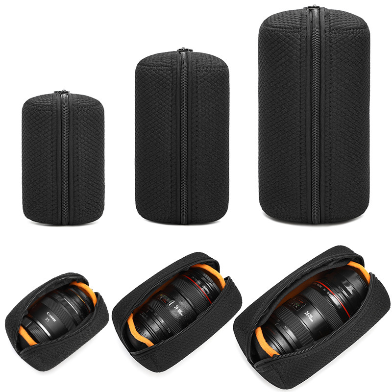 Canon Nikon Lens Bag Lens Case Lens Pouch Protective Mirrorless Camera Storage Case Storage Bag Protective Cover Portable Storage