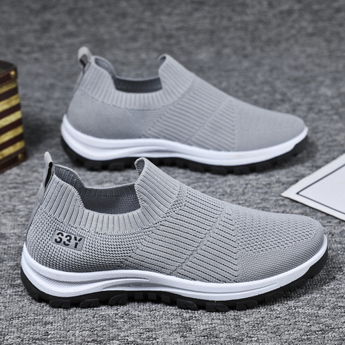 Foreign trade Feizhi men's shoes  slip-on lazy shoes non-slip soft bottom men's casual shoes solid color sports shoes for men