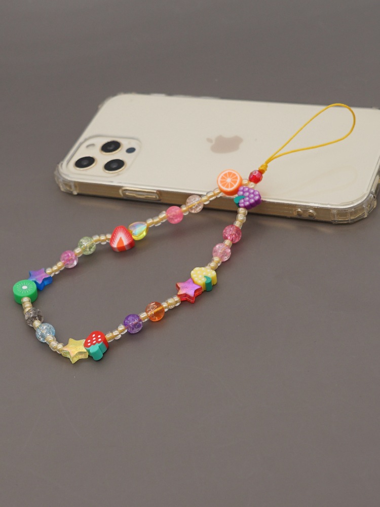 Nihaojewelry bohemian jewelry letter fruit flower mobile phone lanyard wholesalepicture9