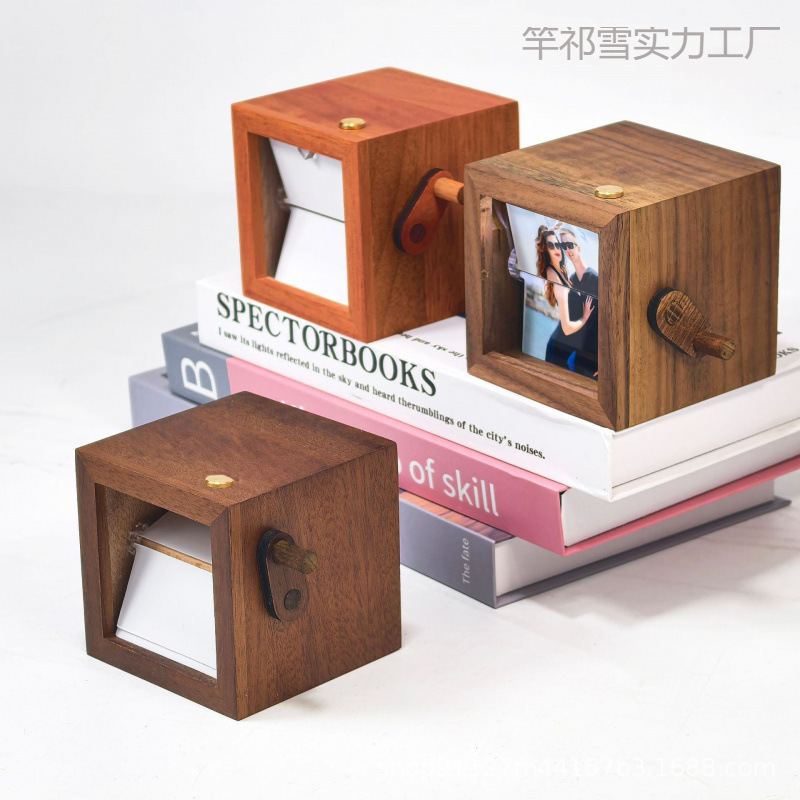 クロスボーダー新しいカップル母の日ギフト発光カスタム手回しページめくりブックフォトマシン記念コレクションギフト|undefined