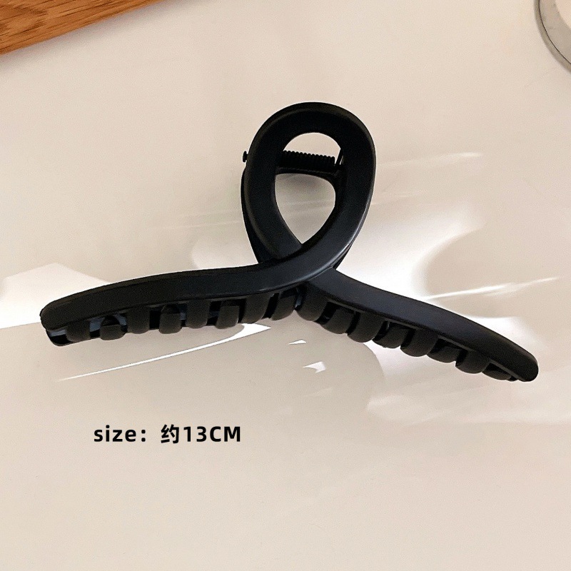 Nuevo clip de celebridad en línea elegante clip de tiburón elegante horquilla de Cabeza trasera grande clip coreano horquilla accesorios para el cabello al por mayor