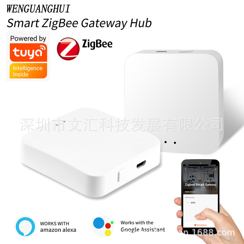 Tuya Zigbee Gateway Bluetooth Wireless Multi-Mode Gateway Smart Home Central Control Smart Network Whole House Scene
