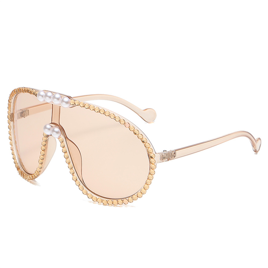 2023-as új, nagy vázas integrált varangytükör, személyre szabott gyémánt beágyazású luxus egy darabból készült, divatos pilóta napszemüvegek_voghion.com