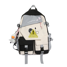 街角魔族动漫卡通周边吉田优子千代田桃男女卡通双肩背包学生书包