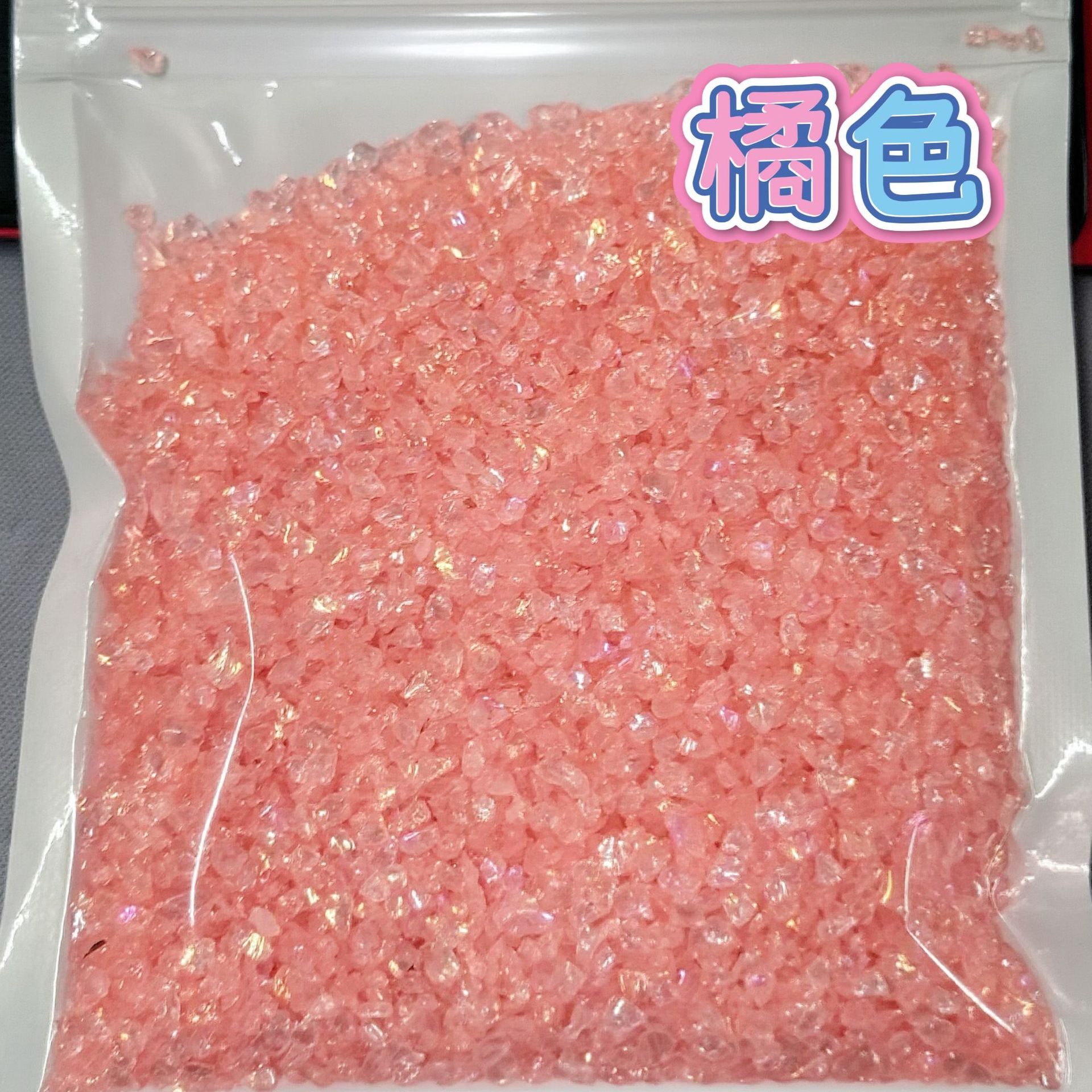 Glass gravel-orange