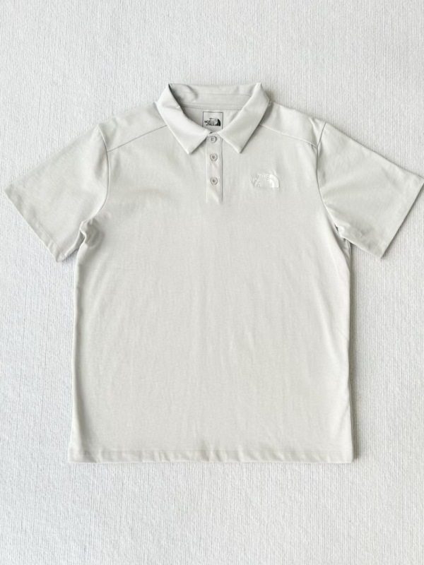 北脸经典小logo刺绣翻领polo衫夏季短袖男女同款T恤休闲百搭上衣|undefined