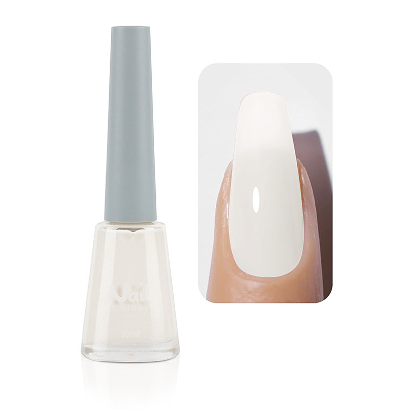 Oily non-peeling long-lasting nail polish baking-free quick-drying non-fading nude transparent nail polish wholesale