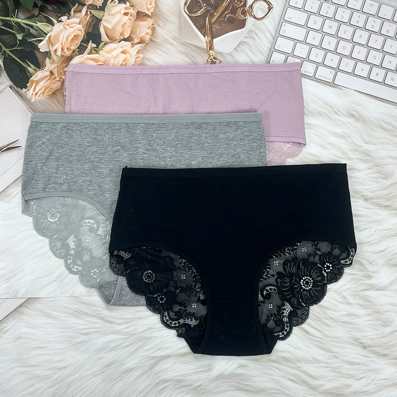 Sexy lace pants, comfortable breathable waist belt, underwear, trousers, high waist, plus size