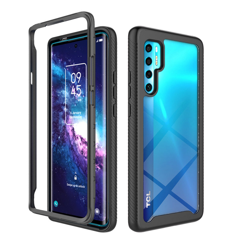 Applicable to TCL 20 Pro 5G mobile phone case Starry Sky Three-in-one transparent acrylic drop-resistant cover Stylus 5g