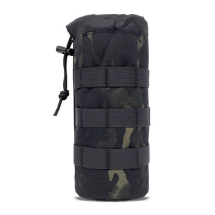 Outdoor Sports Water Bottle Bag Molle Water Cup Cover Multifunctional Mountaineering and Cycling Camouflage Accessories Waist Bag Hanging Bag