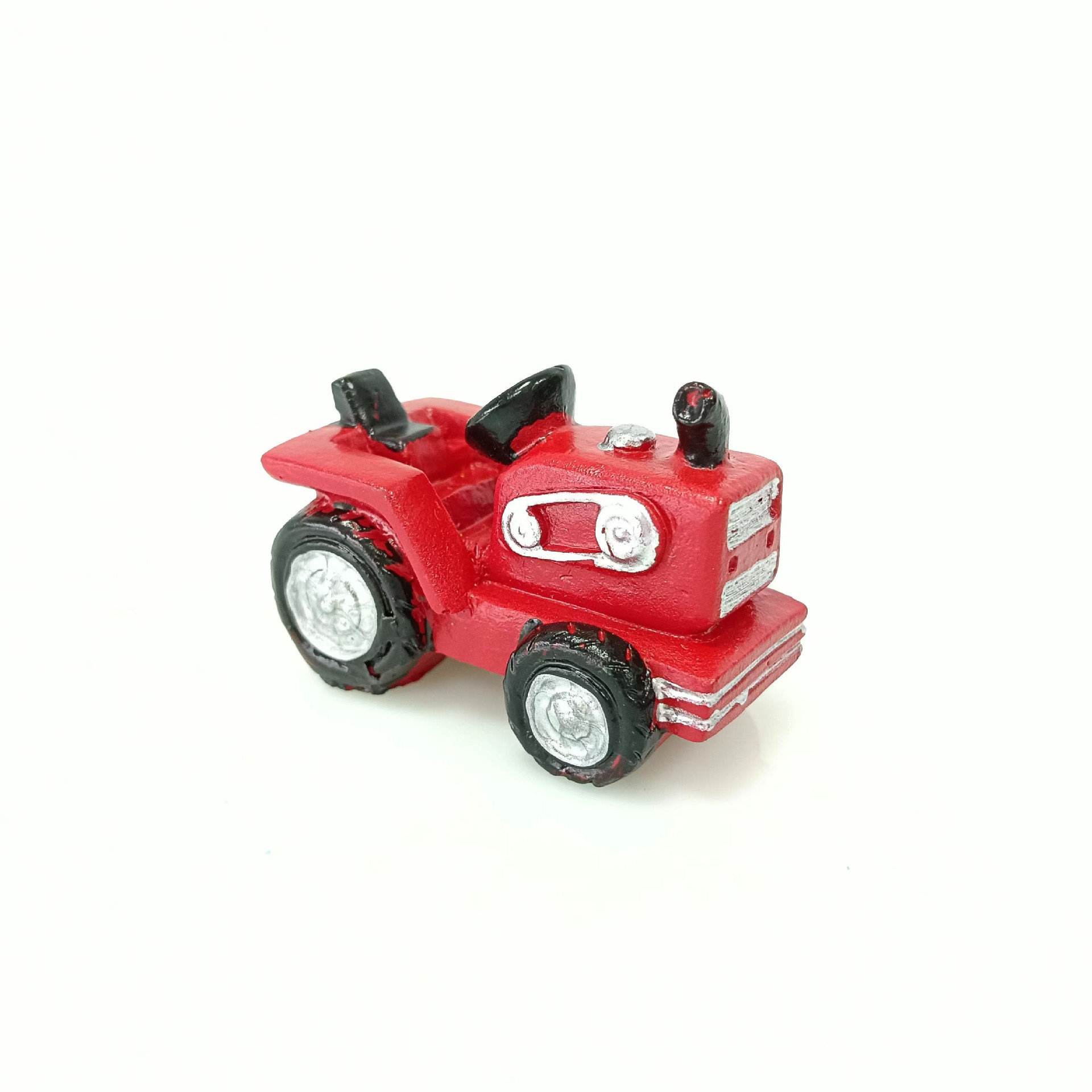 Pecera al por mayor decoración de paisajismo micro paisaje camión de bomberos tren vagón de flores carnosas tractor agrícola