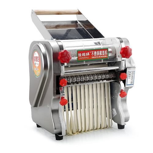 Jun's wife electric noodle machine small household noodle machine stainless steel fully automatic commercial dough kneading machine dumpling skin machine