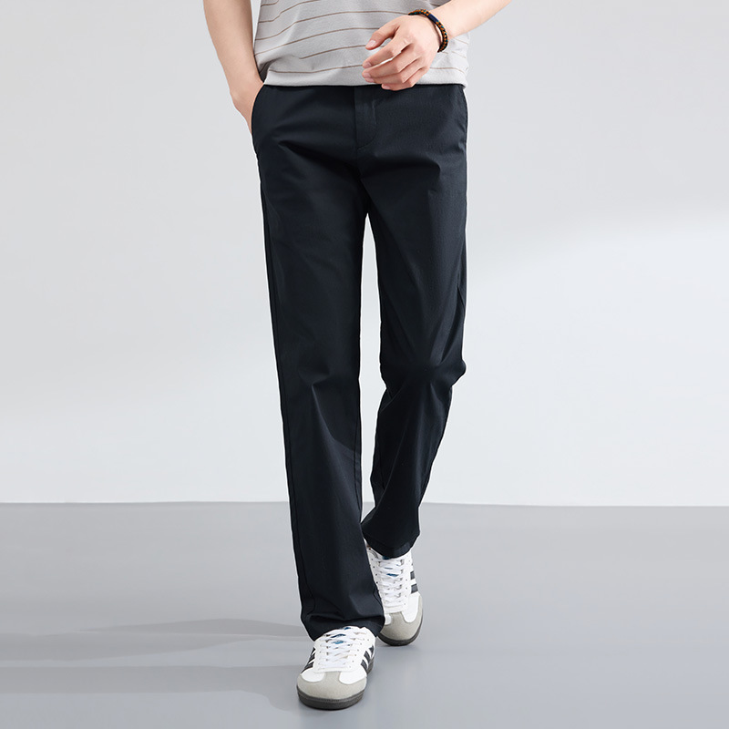 Men's Lyocell Tencel Cotton Linen Casual Pants 26 Summer Thin High Elasticity Long Pants Business Commuter Versatile Pants Men's Lyocell Tencel Cotton Linen Casual Pants 26 Summer Thin High Elasticity Long Pants Business Commuter Versatile Pants