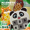 Cross border New products Cartoon Magnetic attraction number Huarong mathematics initiation children Puzzle Toys wholesale intelligence Jigsaw puzzle
