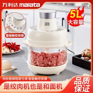Meat grinder household electric multifunctional small vegetable grinder cooking machine large capacity and noodle integrated kitchen auxiliary food machine