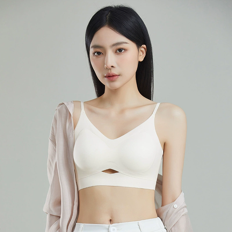 Summer thin underwear, push up bra, base bra top, beautiful back