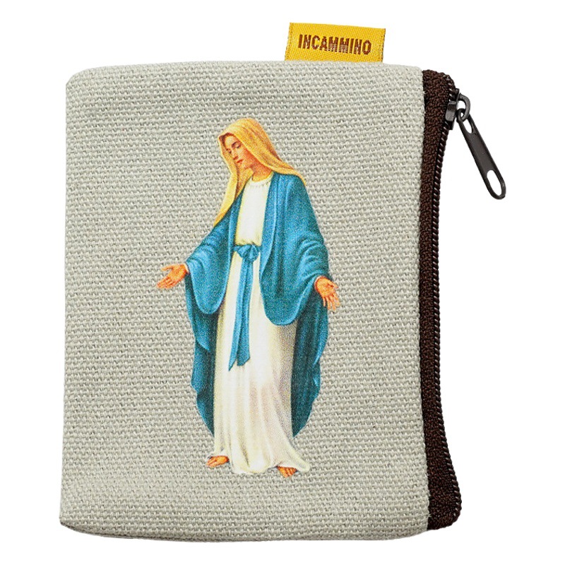 Rosario bolsa de almacenamiento bolsa de tela patrón de doble cara Impresión de transferencia térmica regalo doméstico Amazon AliExpress Taobao al por mayor