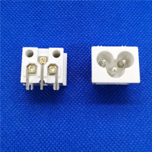 供应 AC电源插座 3针梅花型插座 DB-6笔记本电脑电源插座白色