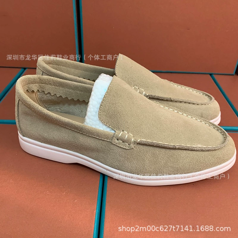 Amazon независимая станция трансграничный экспорт L P2024 новые европейские и американские мужские повседневные туфли большого размера Doudou Loafers