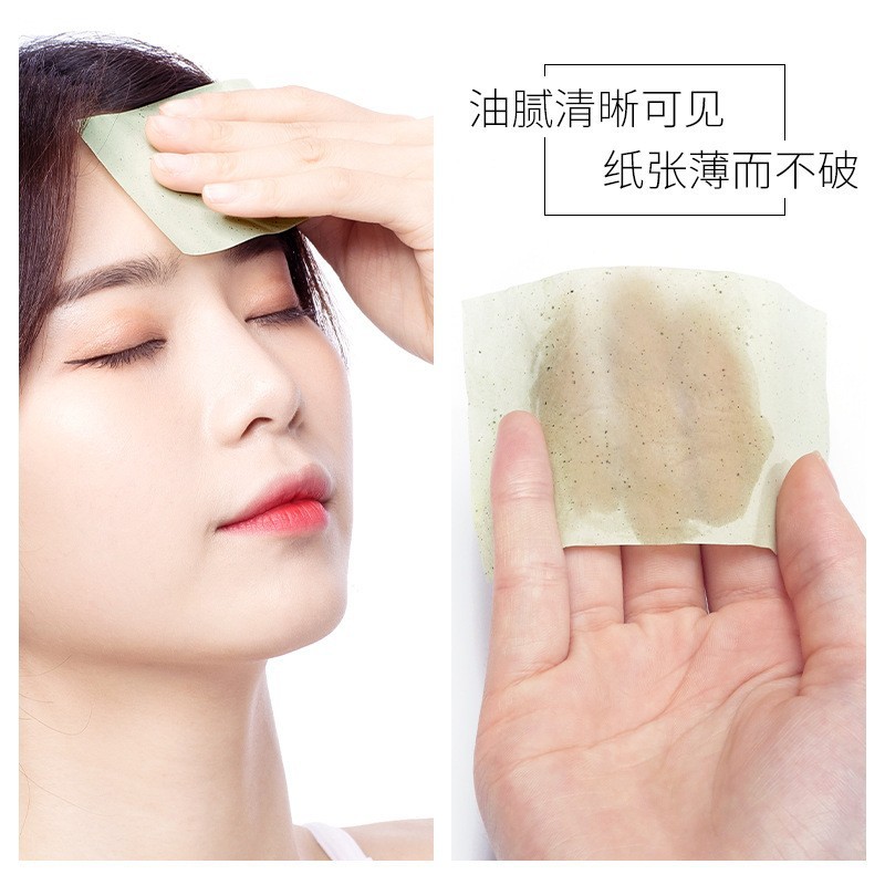 Fitness Creative Oil-absorbing Paper 100 Sheets Facial Cleansing for Men and Women, Facial Tissue with Makeup, Skincare Cosmetics Makeup Tools