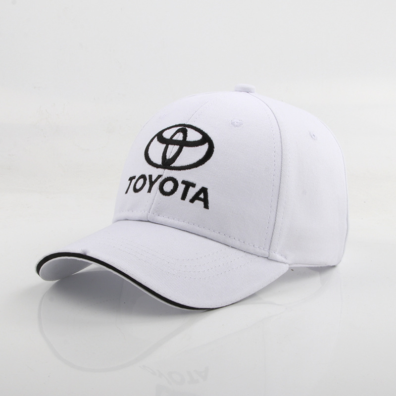 Toyota sombrero masculino TOYOTA coche logo bordado gorra de béisbol 4S tienda primavera y otoño empleado gorra conmemorativa gorra blanca