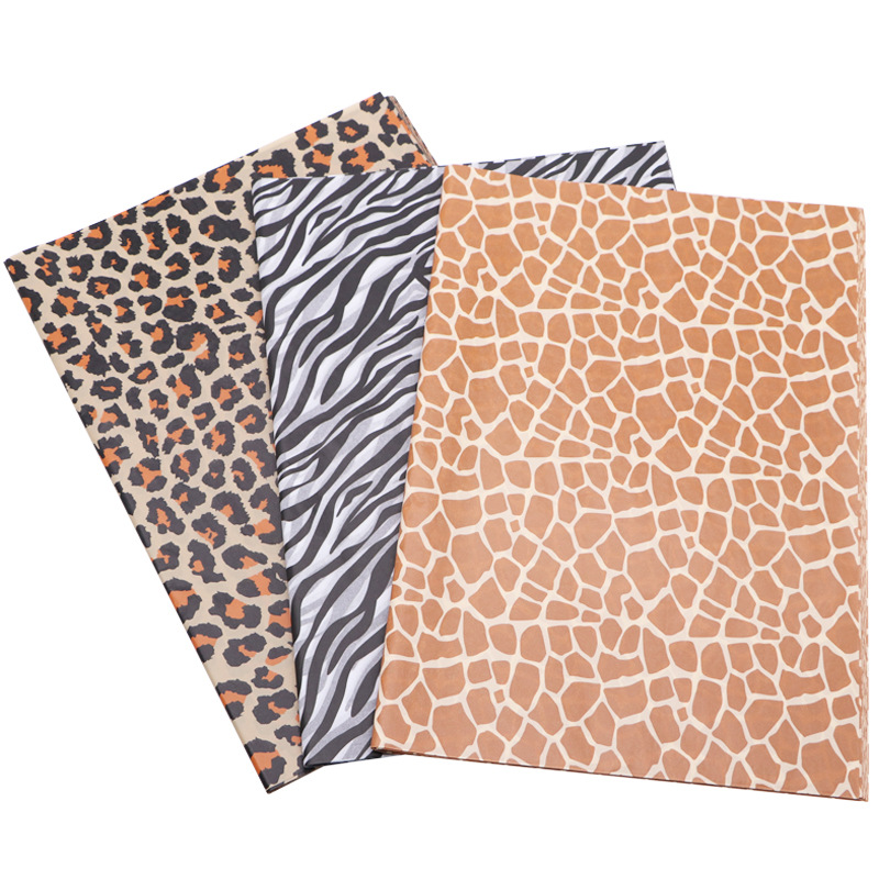 35g de papel kraft blanco 17g copia de papel de impresión de ropa de papel de embalaje de vino flores de regalo de papel de pera personalización