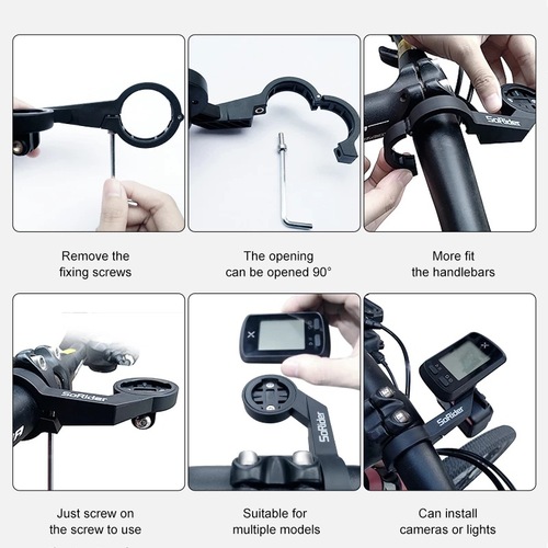 Bicycle computer bracket odometer extension seat is suitable for GARMIN Garmin XOSS Walker Majin iGPSPORT 