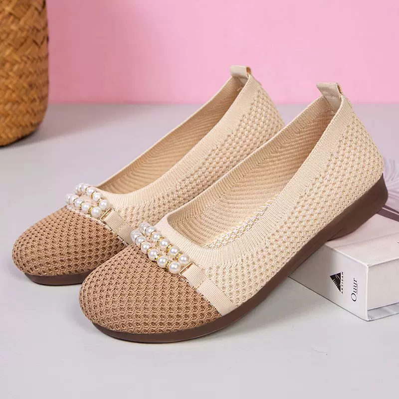 Летняя удобная модная универсальная повседневная обувь для мамы балкон, туфли, мягкая подошва