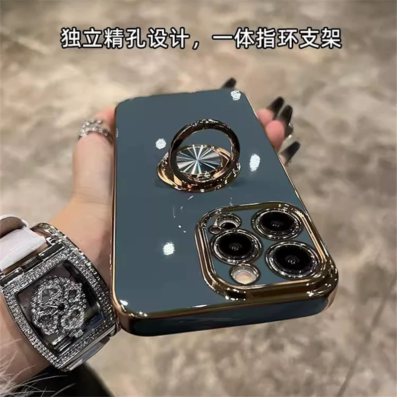 Apple, iPhone 16, чехол для телефона, совместимое кольцо, трубка, защитный чехол, 16promax, iphone