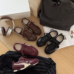 MARCO&JOYCE新款秋季阿甘鞋美式小众复古德训鞋女休闲百搭运动鞋
