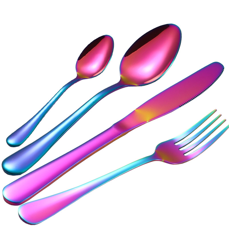 Caja de regalo transfronteriza 1010 vajilla de comida occidental Cuchillo, tenedor, cuchara, tenedor, vajilla de acero inoxidable, bistec, tenedor, tenedor, tenedor, cuchillo