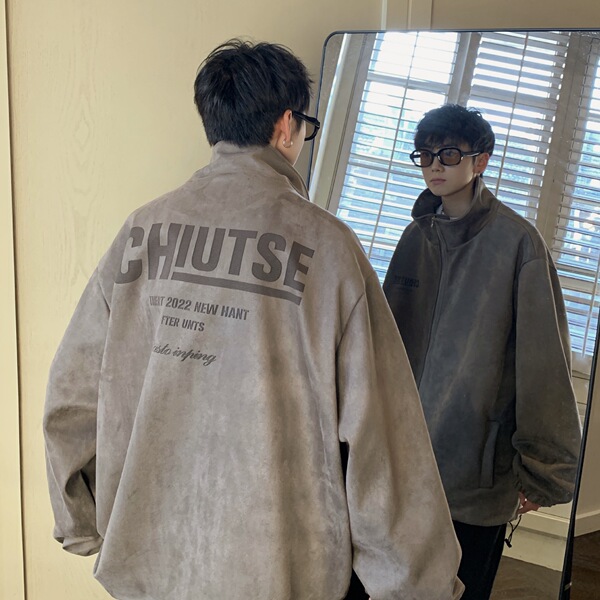 Autumn velvet men's Japanese jacket