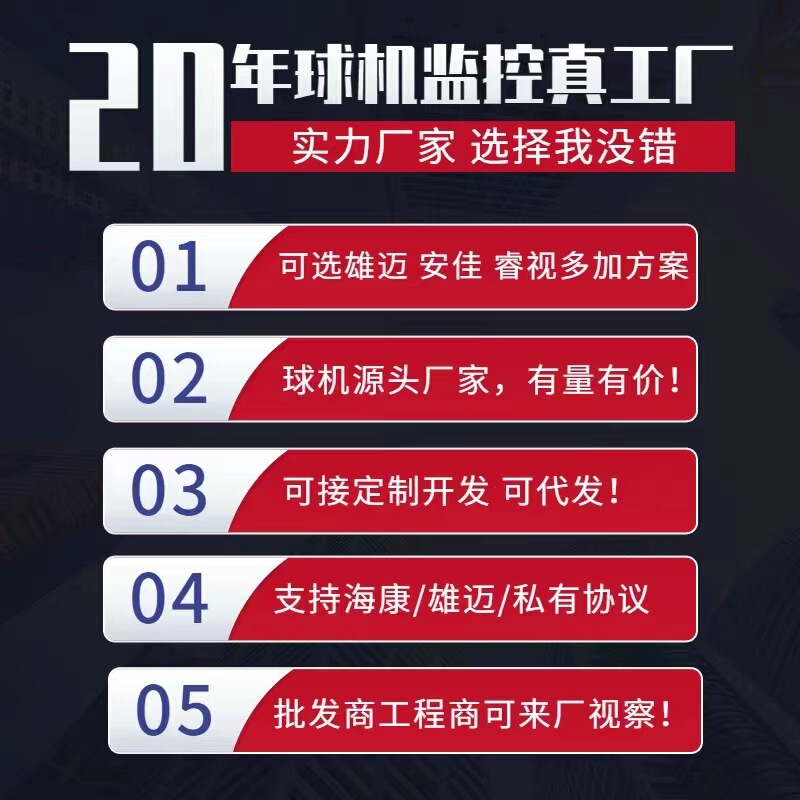 雄邁安佳睿視500万高清ネット球機30倍光学ズーム監視poe防水カメラ|undefined
