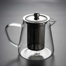 跨境贸易鹰嘴钢漏煮茶器玻璃杯可加热花茶泡茶杯高硼硅玻璃分茶器