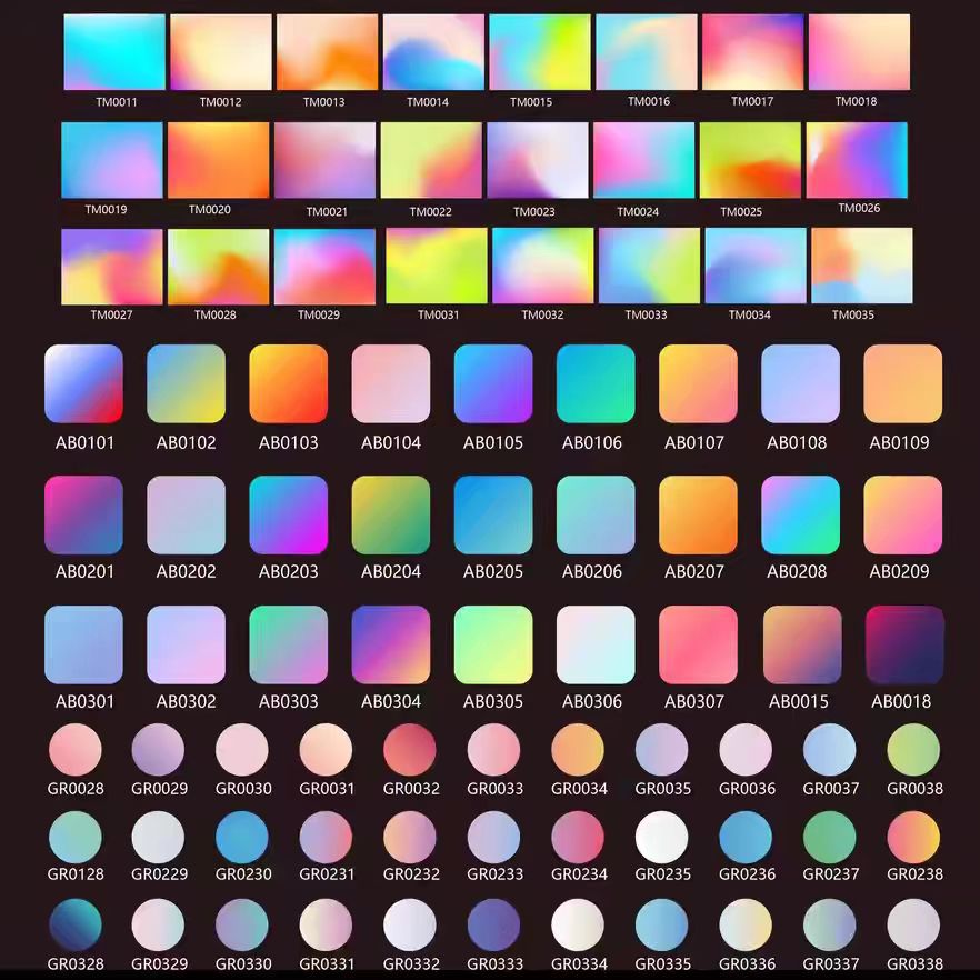 渐变色亚克力板水波纹板条纹板磨砂炫彩杯垫挂件工作牌周边UV印刷