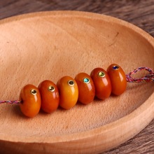 藏式回流牦牛骨飞碟珠镶嵌款隔片配珠散珠饼子扣子手串手持搭配