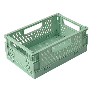 Desktop Storage Basket Folding Basket Snack Stationery Cosmetics Storage Basket Sundries Storage Basket Fruit Folding Basket