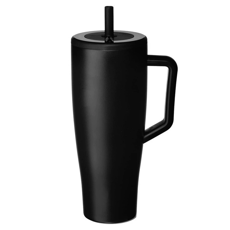 Кофейный дорожный термос с ручкой для дома, 40 oz, увеличенная толщина